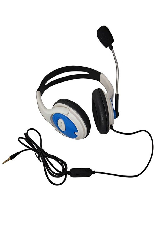 ASA-Wired Gaming Headset With Microphone For PS4 White 1
