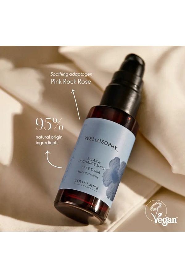 Oriflame-Wellosophy Vegan Face Serum with Brightness and Saturation and Relaxing Effect 1