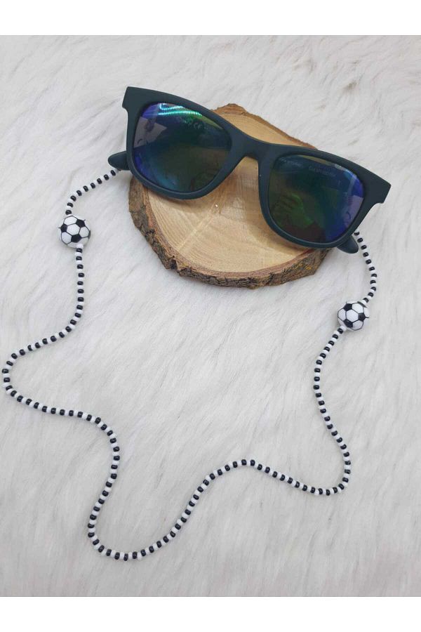 HAPPY HANDMADE-Children's Glasses Chain with Fans Football Themed Glasses Chain Glasses Accessory 1