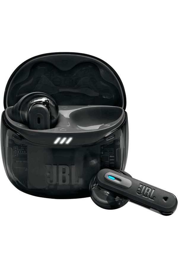 JBL-Tune Flex 2 Ghost Edition True Wireless Noise Cancelling Earbuds - Ghost Black 1