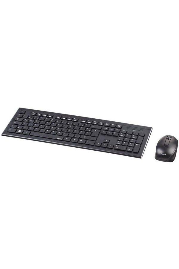 Hama-Cortino Wireless Keyboard Mouse Set D3182664 Black
Keyboard/Mouse Set 1