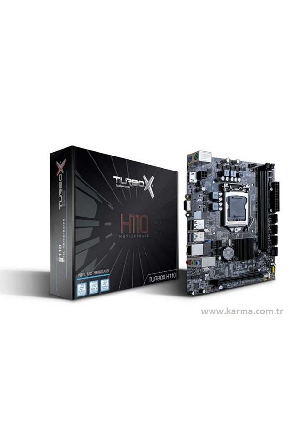 TURBOX-Workprof R H110 1151P Ddr4 Audio Glan to Hdmi/Vga Sata3 Usb3.0 Atx Motherboard (6.7Th Gen) 1