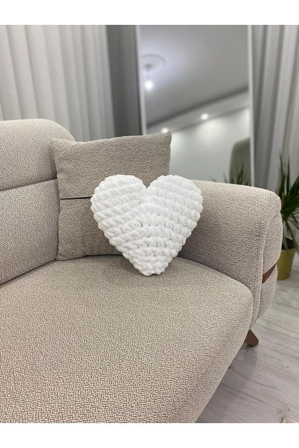 Home-Decorative Pillow with Heart - Heart Shaped Custom Pillow / the Most Beautiful of Gift Choices: Heart Pillow 1