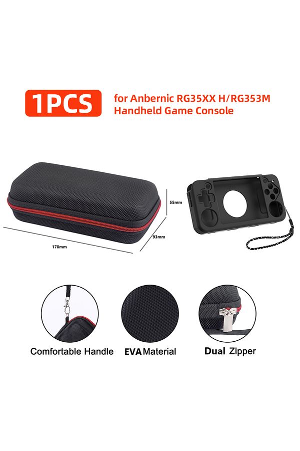 ALLOYSEED-Protective Travel Case Anti-Drop Hard Carrying Case Anti-Scratch Portable Storage Bag with Mesh B... 1