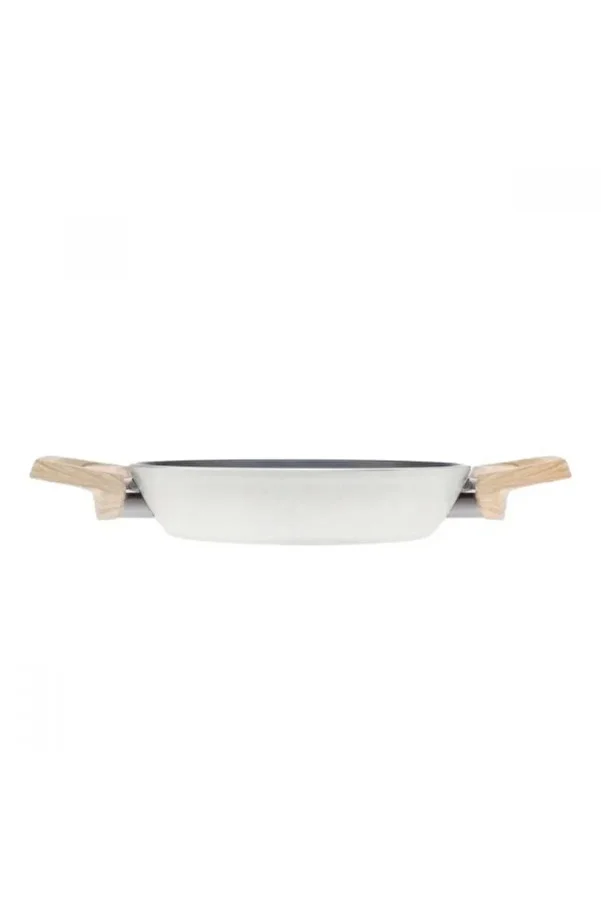 Karaca-Swiss Crystal Induction Flacher Suppentopf, 20 cm, Creme 1