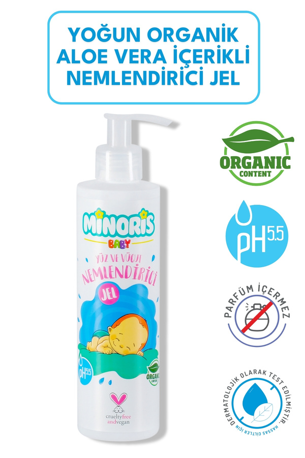 Minoris Baby Organik El Yüz Ve Vücut Nemlendirici 200ml