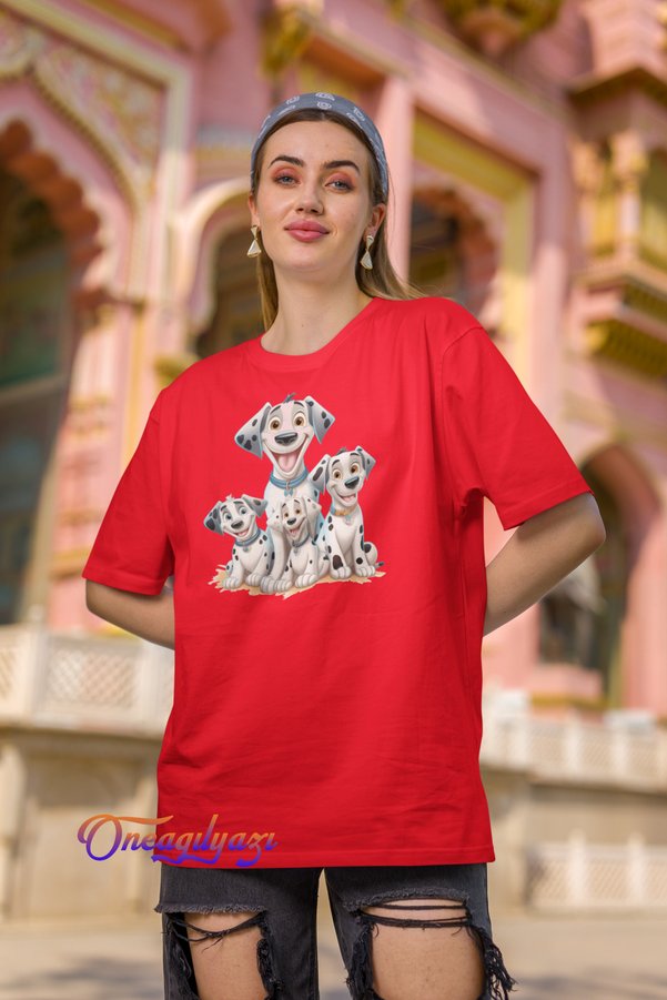 yombaa Dog Printed Oversize T-Shirt