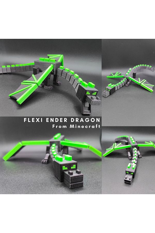 Modellio3D-Ender Dragon Figure 1