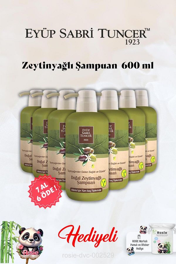 Eyüp Sabri Tuncer-أيوب صبري اشتري 7 واحصل على 6 مقابل شامبو زيت الزيتون - هدية روزي 1