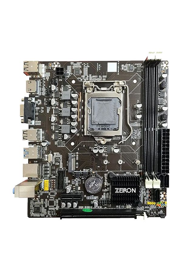 Zeiron-Intel 1600Mhz Ddr3 H61Da to M.2 Support Matx Motherboard 1