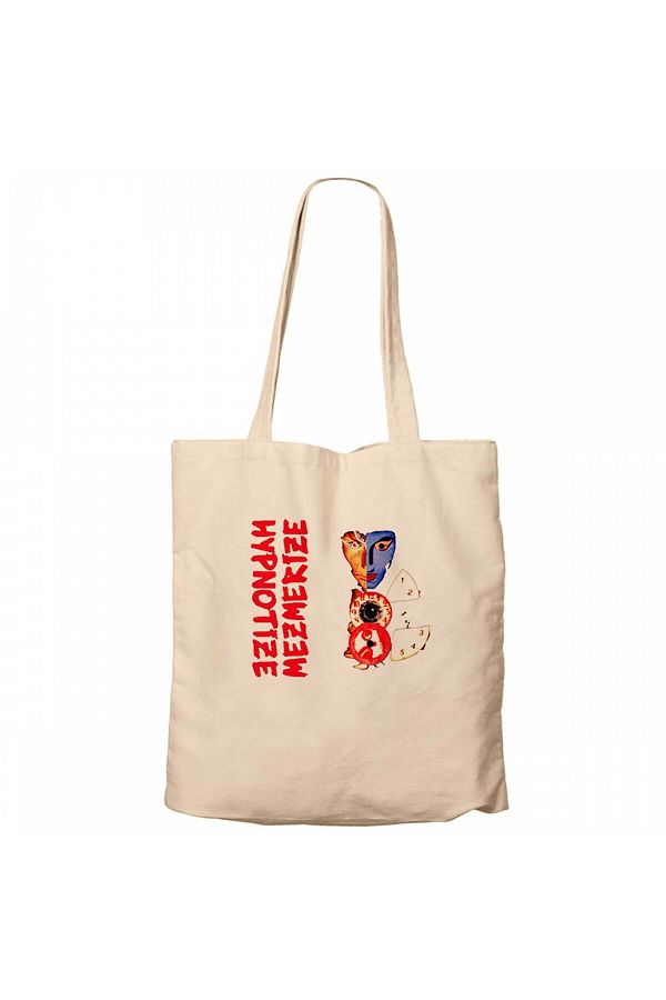 Z zepplin-System of a down Hypnotize Mezmerize Cream Zippered Cloth Bag Gabardine 1