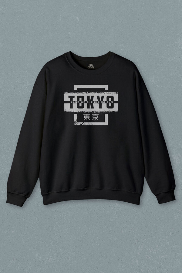 so cool Japanese Tokyo City Japan Japan Printed Sweatshirt