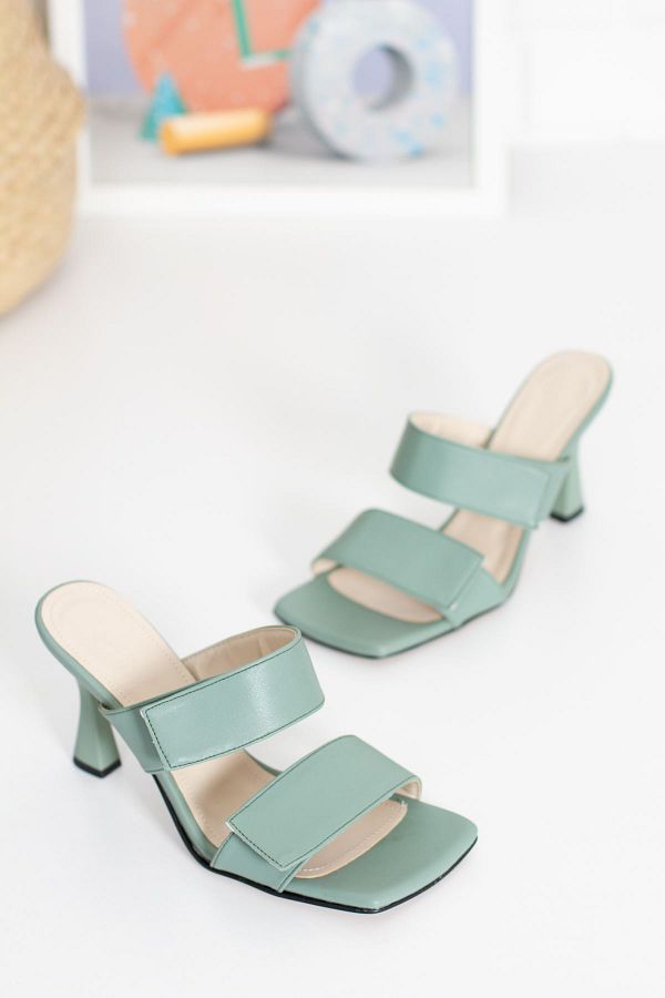 derithy-Lorenpa Green Slippers - Byc1207 1