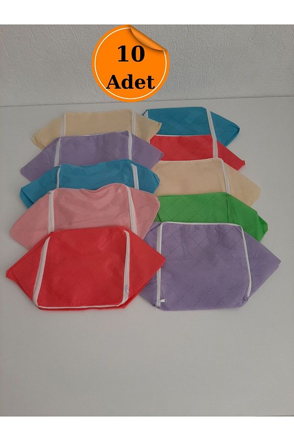 Mefateks-Mef Collection Socks Sock Interlining Base Mixed Color 10 Pieces 1