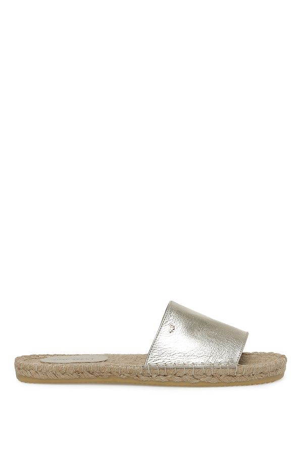 Nine West-Joju 3Fx Złote Kapcie Damskie 1