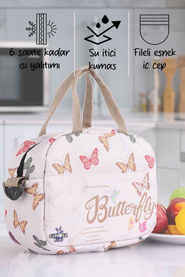 GIMOSA Kids Isı Yalıtımlı Su Geçirmez Termal Çanta, Yemek Taşıma Çantası, Beslenme Çantası Anne Çocuk Bakım