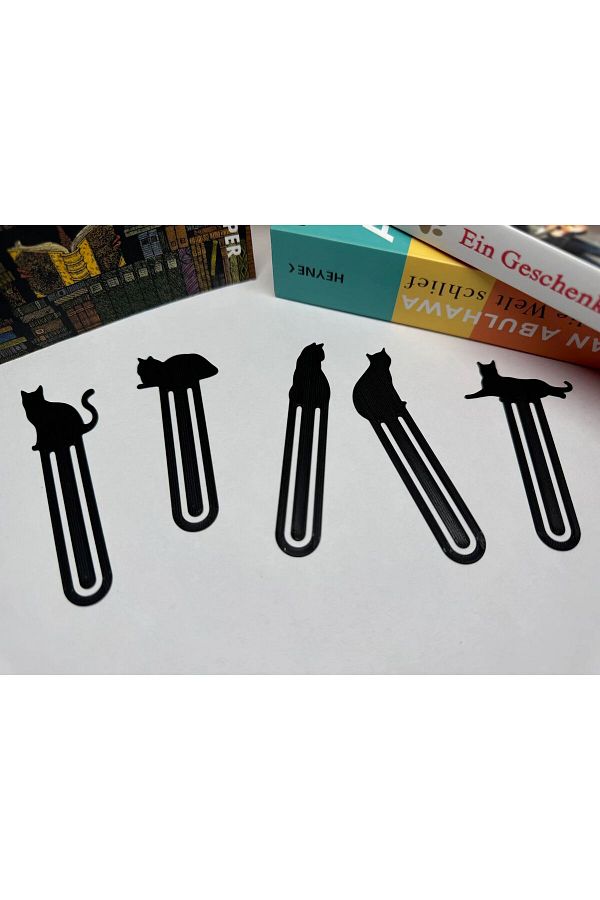 ardecem bilgisayar-5 Assorted Cat Model Bookmarks 1