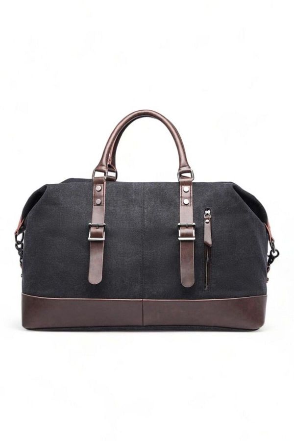 CACTİVE-Geantă de voiaj unisex Cactive Canvas neagră CTV1273 1