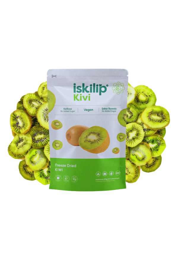 İSKİLİP-Frezee Dried Kiwi - Dried with Drawstring and Freeze, 18 Gr Fruit Chips 1