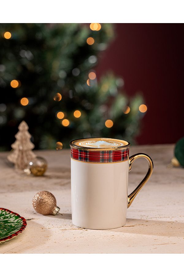 Madame Coco-Reve Terra Mug - White/Red - 280 ml 1