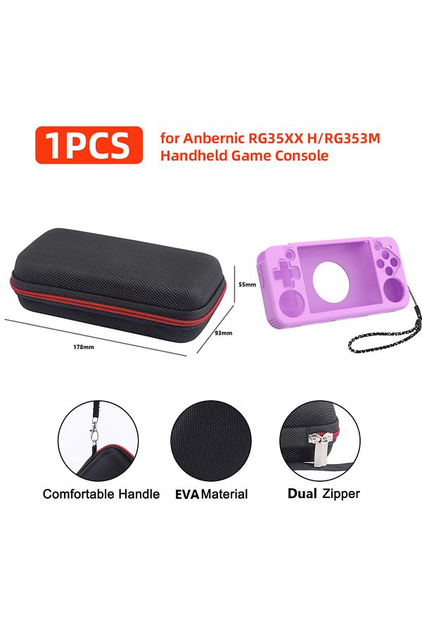 ALLOYSEED-Protective Travel Case Anti-Drop Hard Carrying Case Anti-Scratch Portable Storage Bag with Mesh B... 1