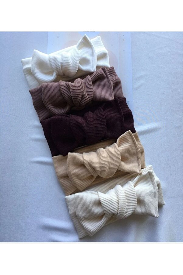 MyHubi 5'li El Yapımı Ribana Kız Bebek Bandana