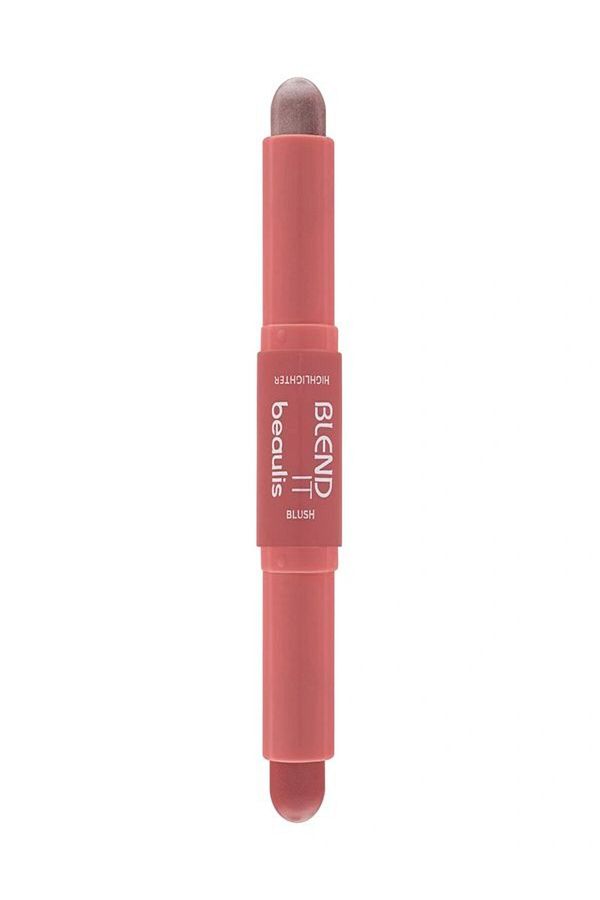 beaulis-Blend It Double Sided Contour Stick Blush & Illuminator - 901 Pink Sakura 1