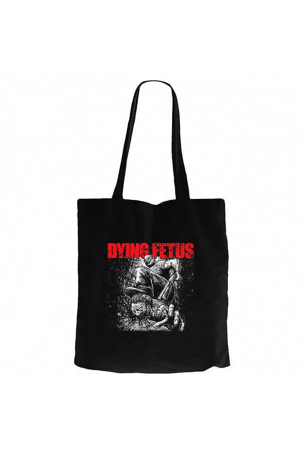 Z zepplin-Dying Fetus Descend into Depravity Black Canvas Bag 1