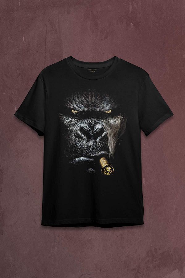 Kendim Seçtim Cigar Smoking Chimpanzee Monkey Gorilla Monkey