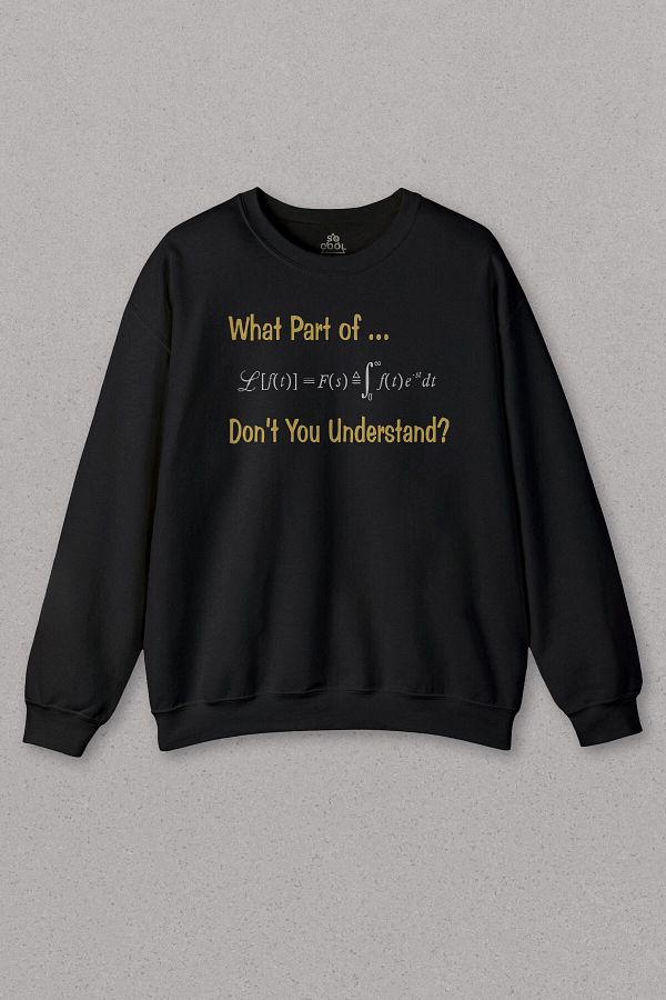 so cool-Unisex Black Sweatshirt Mathematica Science Science Physics Math Equation Printed Sweat 1