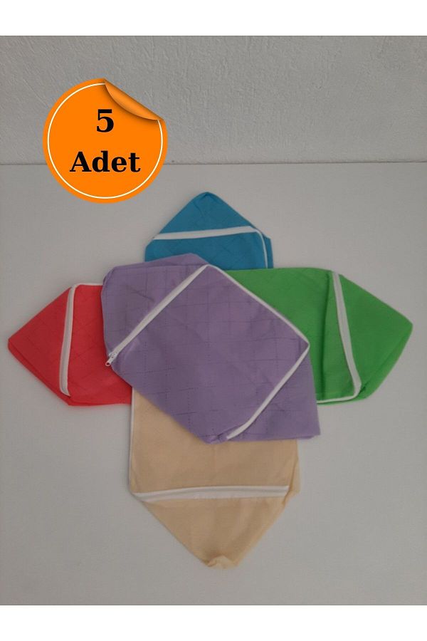 Mefateks-Чорапи Mef Collection Scraps, нетъкан текстил, смесени цветове, комплект от 5 броя 1