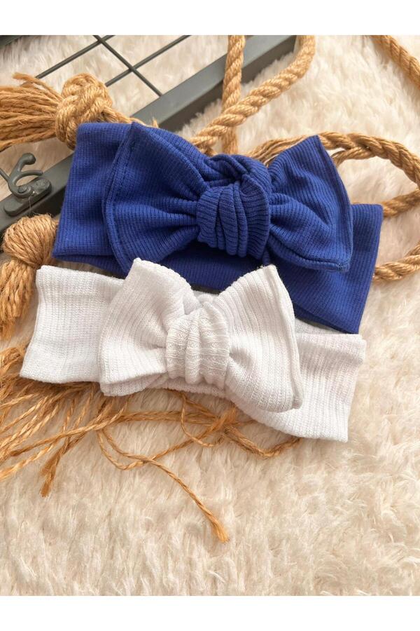 BAHNUR BEBEK ÇOCUK ESNEK 2'li FiTiLLi RiBANA BANDANA FiYONK