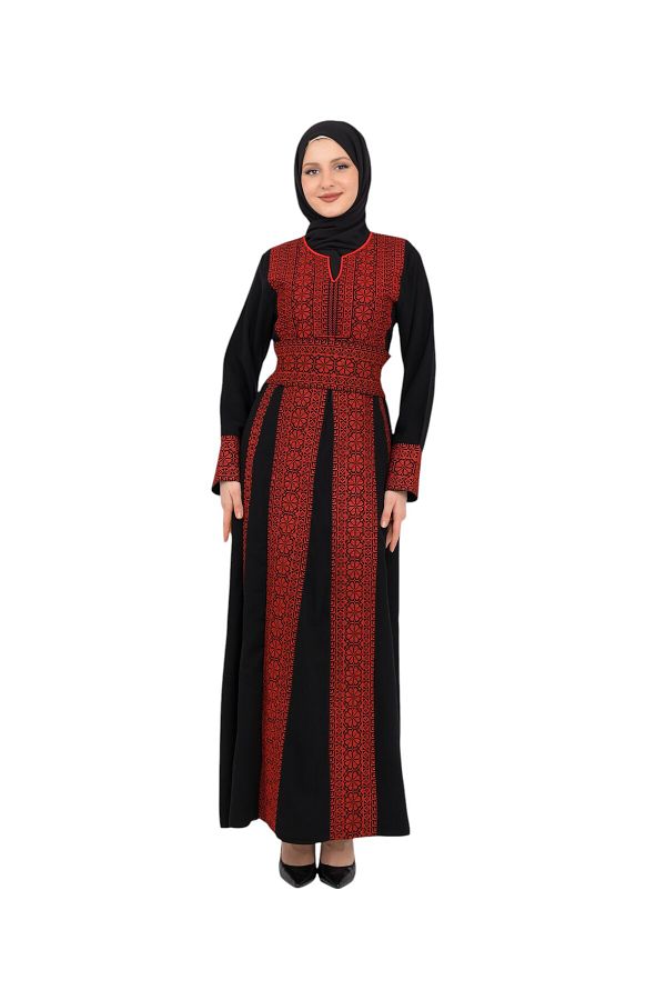Zaytoon-فستان نسائي فلسطيني تقليدي مطرز حسب الطلب - M-3xl C 100001 1