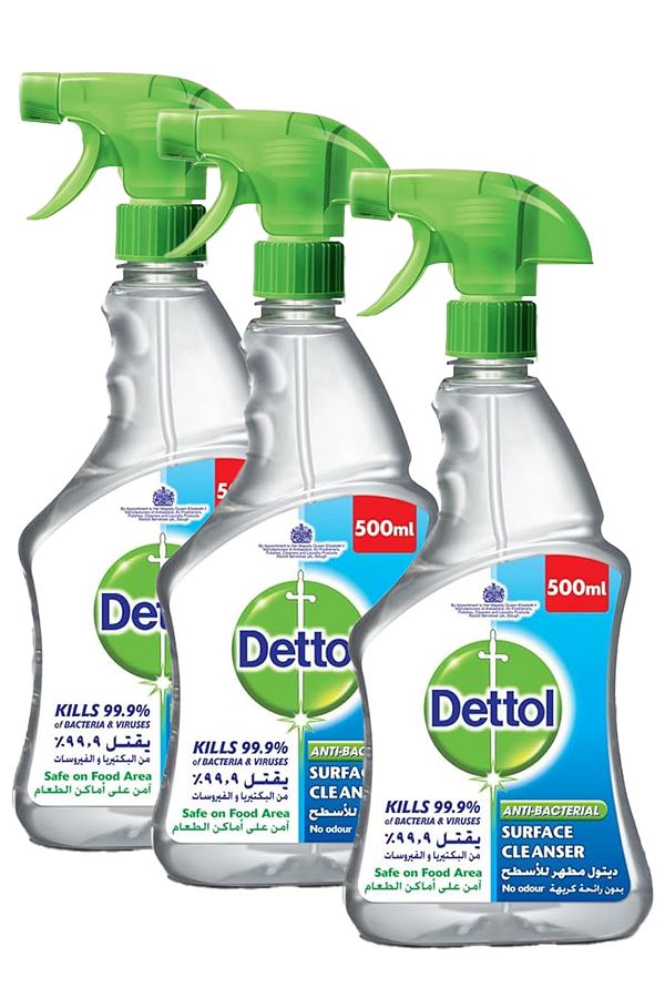 Dettol-Surface Cleaner with trigger spray pack of 3 1