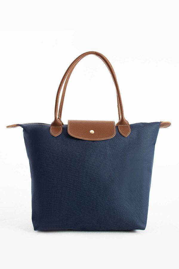 vagues-Large Capacity Tote Bag Shopping Bag, Portable Versatile Luggage Bag 1