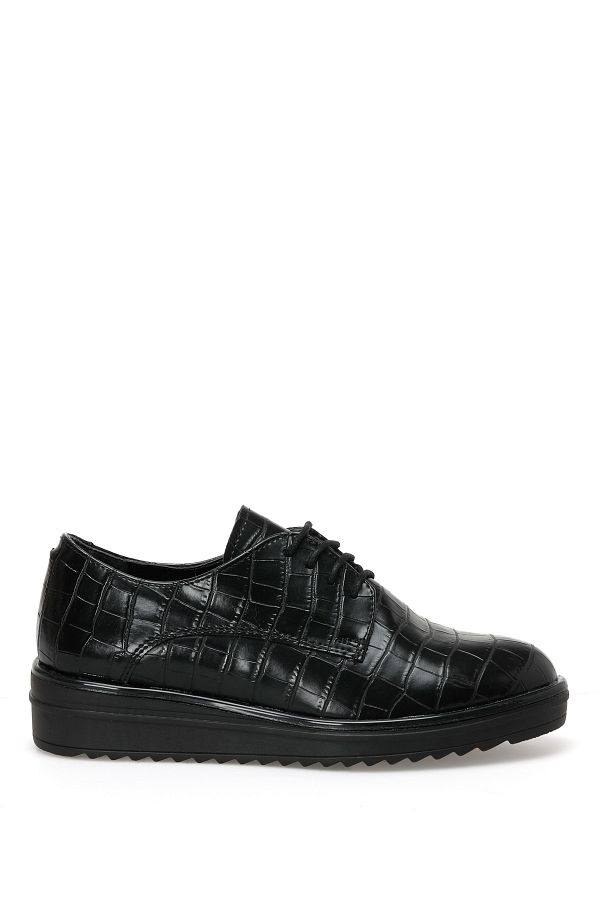 Miss F-Dw22011.k 2pr schwarze Damen-Oxford-Schuhe 1