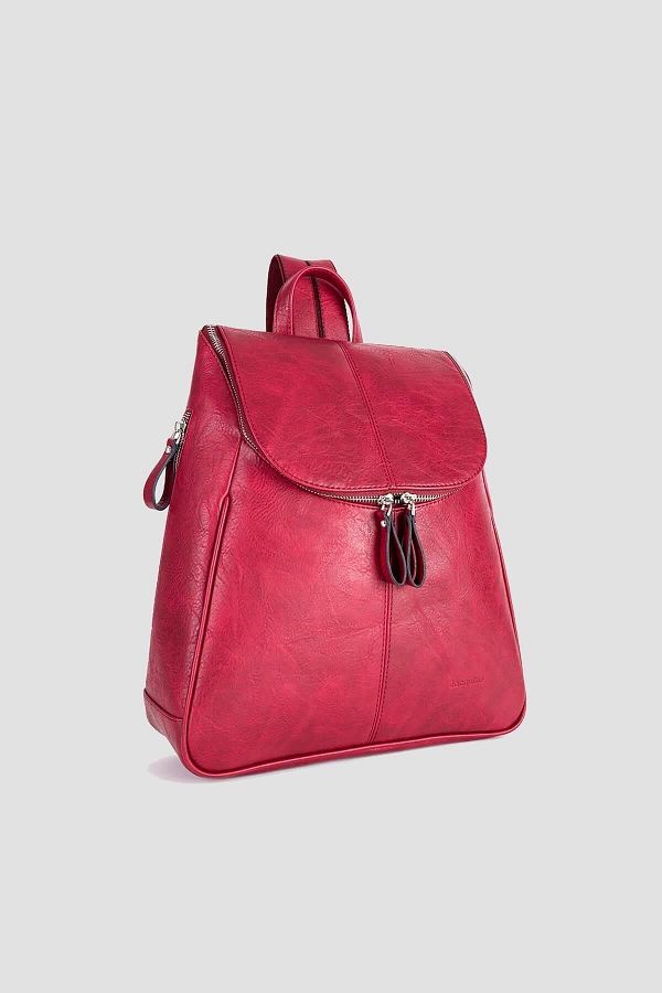 Jacquline-Lightweight and Useful Zippered Covered Backpack with Compartments 1