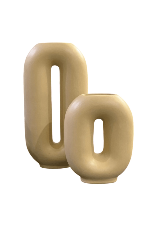 By Ari Ev Dekorasyon-Ceramic Vase Set of Two - Vz313-3 1