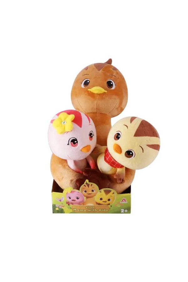 Katuri-12" Plush Toy - Mama with Kids 1