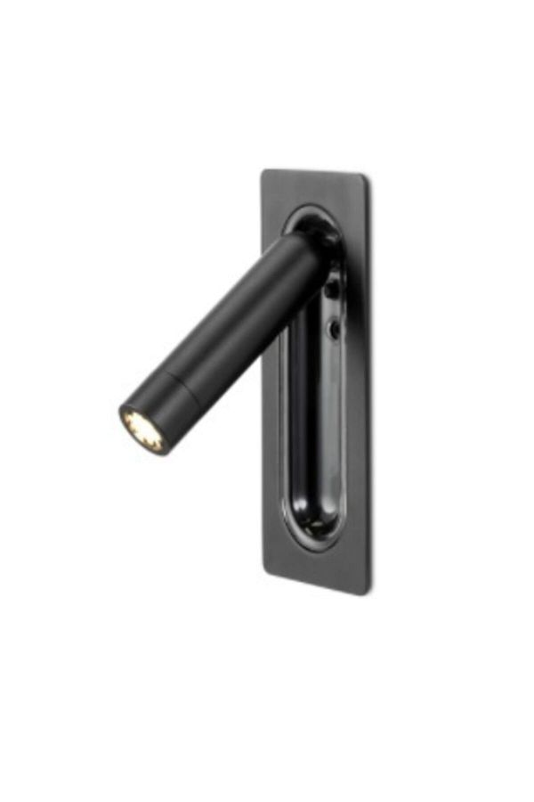 Vonalight-3 واط Led مصباح القراءة بجانب السرير راحة مع مفتاح التبديل الداخلي وظيفة التشغيل / الإيقاف 3000 كيلو أسود 1