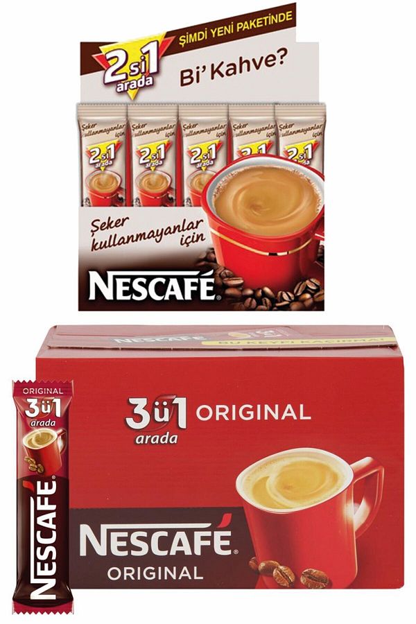 Nescafe-3 in 1 72 Pieces + 2 in 1 56 Pieces 1