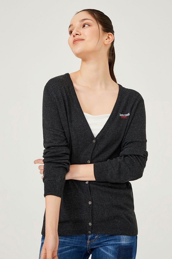 Roberto Cavalli Women s Long Sleeve Knitwear Cardigan Trendyol
