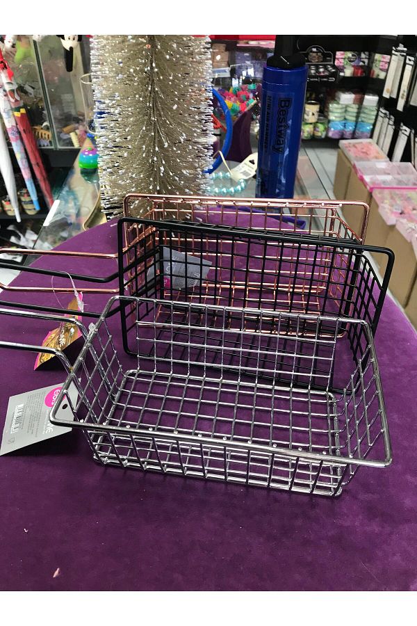 GA Mark-3-Piece Metal Presentation Basket Potato Onion Ring Dumpling Presentation Wire 1