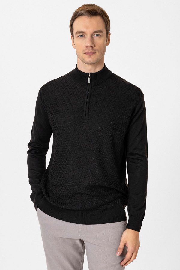 SÜVARİ-Regular Patterned Cardigan 1