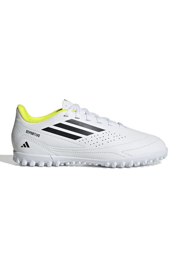 adidas-Deportivo Iii Tf J - Young White Astroturf Field Shoes Jp5638 1