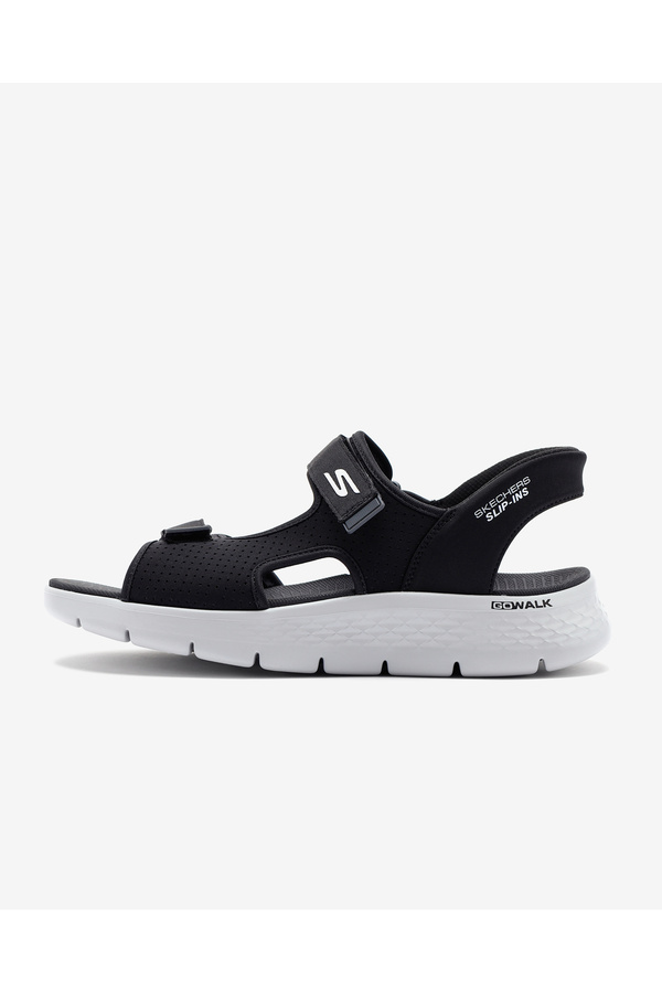 SKECHERS-GO WALK FLEX SANDAL-EASY ENTRY Herren Schwarz Sandalen 229210 BKGY 1