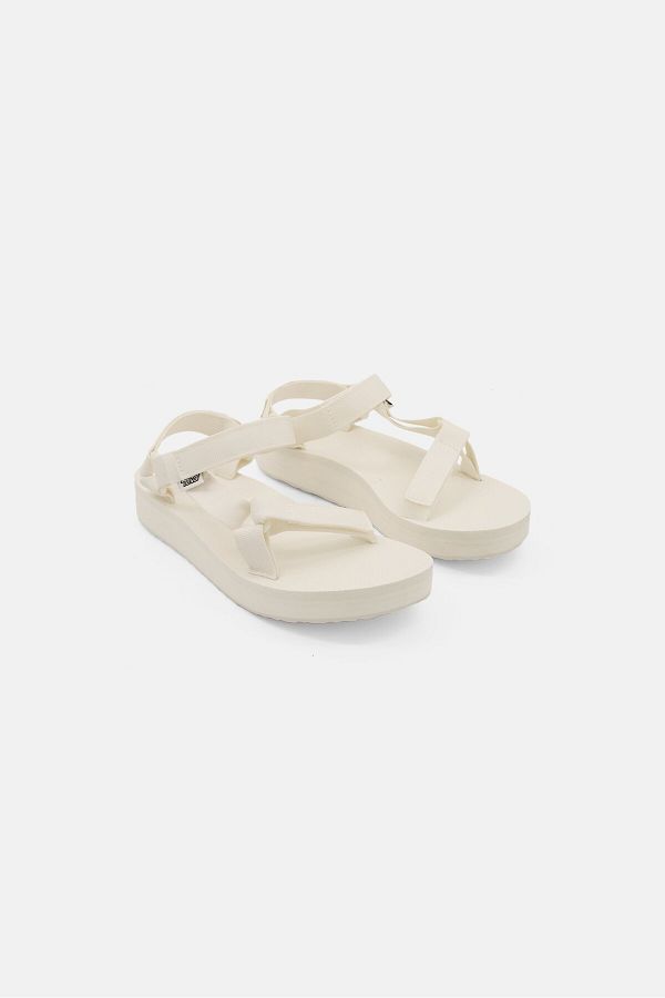 TEVA-Women Velcro Closure Sandal, White 1