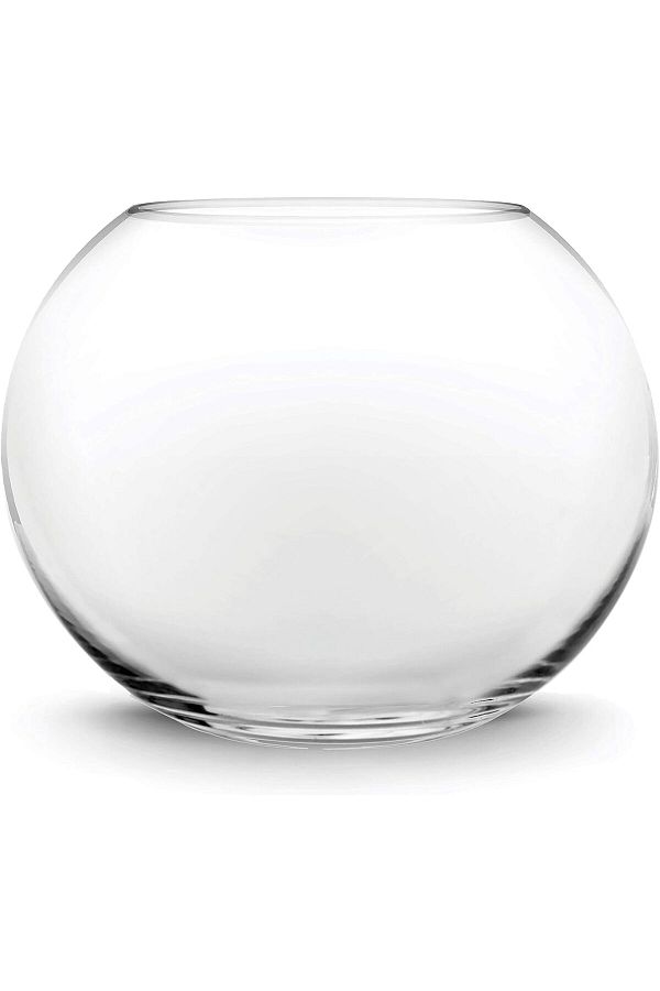 Home Zone-Glass Bubble Bowl (H-7.5" W-10", Approx. 2 Gal.) Multiple Size Choices Fish Bowl Vase 1