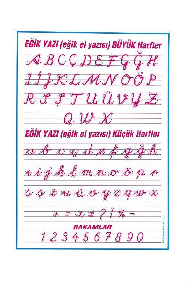 Gülpaş-Gülpaş Adjacent Oblique Handwriting with Cellophones and Slats (50*70) 1