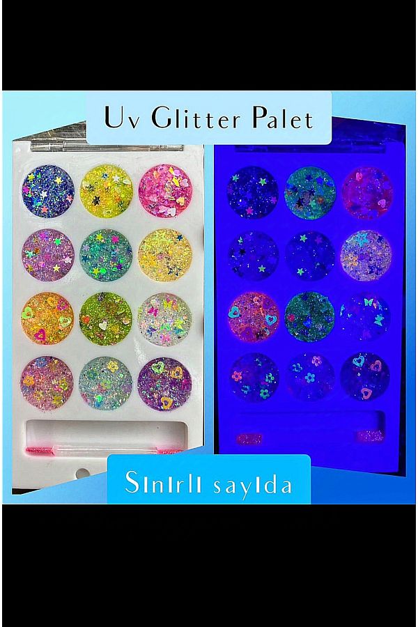 hbtasarim-Uv Eyeshadow - Glow in the Dark 1
